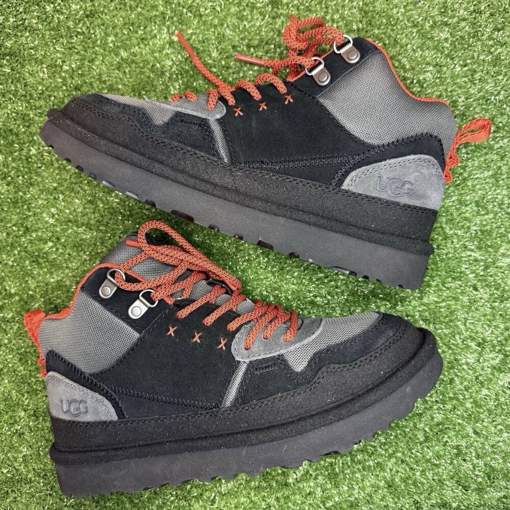 UGG Highland Hi Heritage Black/Gray/Orange Colorway women’s 7 size